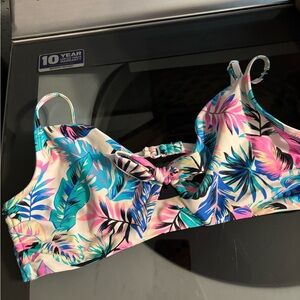 Victoria's Secret Pink and Blue Bikini Swimwear